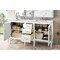 James Martin Vanities Addison 60in Double Vanity, Glossy White w/ 3 CM Ethereal Noctis Top E444-V60D-GW-3ENC - alternate 5